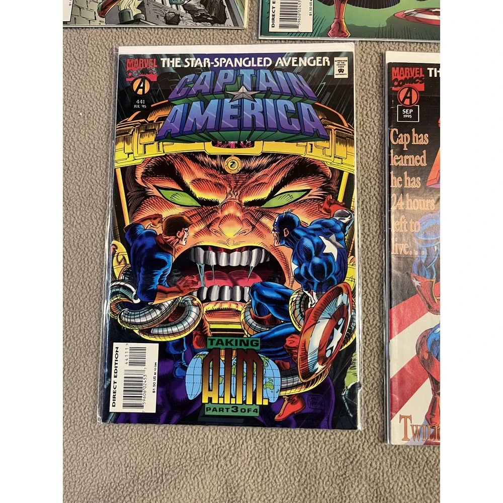 Marvel Captain America The Star Spangled Avenger‎ Comic Lot 438 439 440 441 443